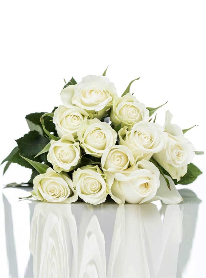 Buchetul cu trandafiri albi este un cadou delicat ce va emotiona orice destinatar. Inca din cele mai vechi timpuri, trandafirii albi sunt insemnele dragostei eterne. Comanda acum buchet de trandafiri albi pentru a transmite cele mai puternice emotii.